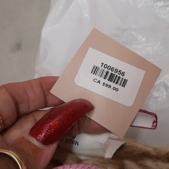 NWT AUTHENTIC BOMBAY & CO SEXY BROWN ZEBRA FAUX FUR LARGE FLOOR CUSHION MASSIVE! - Picture 6 of 7